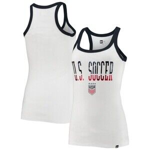 USWNT Tank Top women’s Medium New Era White Team USA soccer Olympics new Era